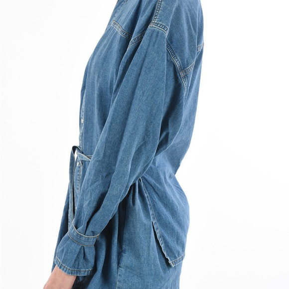 DIESEL SNAP BUTTON DENIM DE-LIFY MINI DRESS EUC - Picture 3 of 12